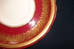 AYNSLEY ROMNEY RED  #7410-   SAUCER for SOUP BOWL ..... http://jaapiesfinechinastore.com