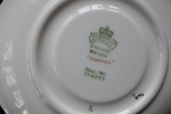 AYNSLEY ROMNEY RED  #7410-   SAUCER for SOUP BOWL ..... http://jaapiesfinechinastore.com