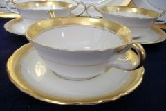 AYNSLEY SANDRINGHAM- SOUP BOWL & SAUCER   .....   http://jaapiesfinechinastore.com