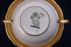 AYNSLEY SANDRINGHAM- SOUP BOWL & SAUCER   .....   http://jaapiesfinechinastore.com