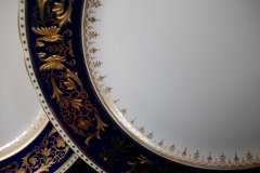 AYNSLEY SEVILLE BLUE- DINNER PLATE  .....  http://jaapiesfinechinastore.com