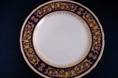 AYNSLEY SEVILLE BLUE- DINNER PLATE  .....  http://jaapiesfinechinastore.com