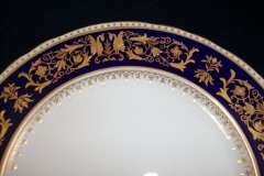AYNSLEY SEVILLE BLUE- DINNER PLATE  .....  http://jaapiesfinechinastore.com