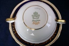 AYNSLEY SEVILLE BLUE- SOUP BOWL & SAUCER  .....  http://jaapiesfinechinastore.com