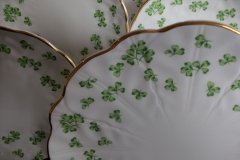 AYNSLEY SHAMROCK #159-  LUNCH PLATE  .....   http://jaapiesfinechinastore.com