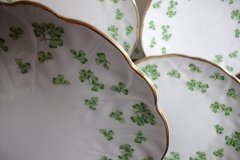 AYNSLEY SHAMROCK #159-  LUNCH PLATE  .....   http://jaapiesfinechinastore.com