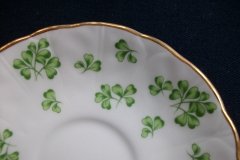 AYNSLEY SHAMROCK #159-  CUP & SAUCER  .....   http://jaapiesfinechinastore.com