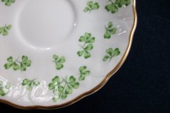 AYNSLEY SHAMROCK #159-  CUP & SAUCER  .....   http://jaapiesfinechinastore.com