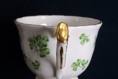 AYNSLEY SHAMROCK #159-  CUP & SAUCER  .....   http://jaapiesfinechinastore.com