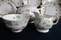 AYNSLEY SHAMROCK #159-  OPEN SUGAR BOWL  .....   http://jaapiesfinechinastore.com