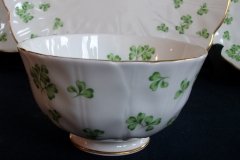 AYNSLEY SHAMROCK #159-  OPEN SUGAR BOWL  .....   http://jaapiesfinechinastore.com