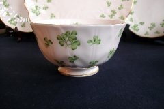 AYNSLEY SHAMROCK #159-  OPEN SUGAR BOWL  .....   http://jaapiesfinechinastore.com