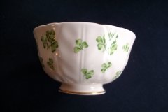 AYNSLEY SHAMROCK #159-  OPEN SUGAR BOWL  .....   http://jaapiesfinechinastore.com