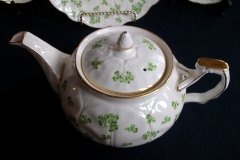 AYNSLEY SHAMROCK #159-  TEA POT  .....   http://jaapiesfinechinastore.com