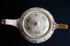 AYNSLEY SHAMROCK #159-  TEA POT  .....   http://jaapiesfinechinastore.com