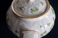 AYNSLEY SHAMROCK #159-  TEA POT  .....   http://jaapiesfinechinastore.com
