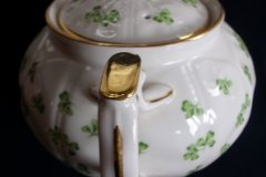 AYNSLEY SHAMROCK #159-  TEA POT  .....   http://jaapiesfinechinastore.com