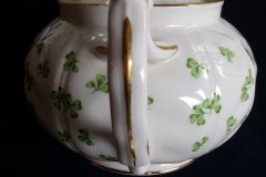 AYNSLEY SHAMROCK #159-  TEA POT  .....   http://jaapiesfinechinastore.com