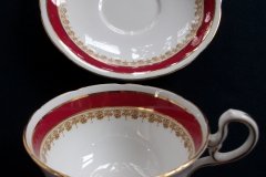 AYNSLEY WARWICK #3778-  CUP & SAUCER  .....   http://jaapiesfinechinastore.com