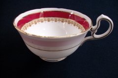 AYNSLEY WARWICK #3778-  CUP & SAUCER  .....   http://jaapiesfinechinastore.com