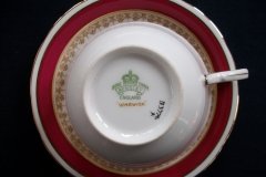 AYNSLEY WARWICK #3778-  CUP & SAUCER  .....   http://jaapiesfinechinastore.com