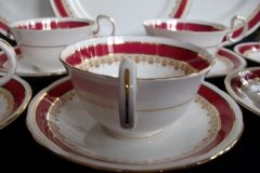 AYNSLEY WARWICK #3778-  CUP & SAUCER  .....   http://jaapiesfinechinastore.com