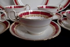AYNSLEY WARWICK #3778-  CUP & SAUCER  .....   http://jaapiesfinechinastore.com