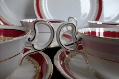AYNSLEY WARWICK #3778-  CUP & SAUCER  .....   http://jaapiesfinechinastore.com