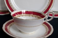 AYNSLEY WARWICK #3778-  CUP & SAUCER  .....   http://jaapiesfinechinastore.com