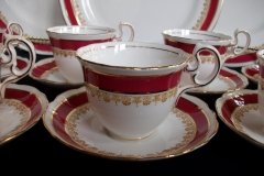 AYNSLEY WARWICK #3778-  DEMI CUP & SAUCER  .....   http://jaapiesfinechinastore.com
