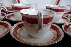 AYNSLEY WARWICK #3778-  DEMI CUP & SAUCER  .....   http://jaapiesfinechinastore.com