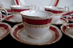 AYNSLEY WARWICK #3778-  DEMI CUP & SAUCER  .....   http://jaapiesfinechinastore.com