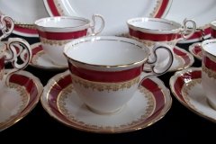 AYNSLEY WARWICK #3778-  DEMI CUP & SAUCER  .....   http://jaapiesfinechinastore.com