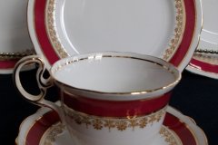 AYNSLEY WARWICK #3778-  DEMI CUP & SAUCER  .....   http://jaapiesfinechinastore.com
