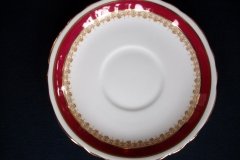AYNSLEY WARWICK #3778- SOUP BOWL & SAUCER  .....   http://jaapiesfinechinastore.com