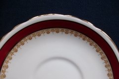 AYNSLEY WARWICK #3778- SOUP BOWL & SAUCER  .....   http://jaapiesfinechinastore.com