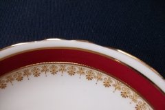 AYNSLEY WARWICK #3778- SOUP BOWL & SAUCER  .....   http://jaapiesfinechinastore.com