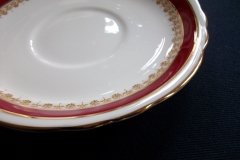 AYNSLEY WARWICK #3778- SOUP BOWL & SAUCER  .....   http://jaapiesfinechinastore.com
