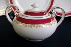 AYNSLEY WARWICK #3778-  COVERED SUGAR BOWL  .....   http://jaapiesfinechinastore.com