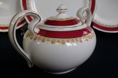 AYNSLEY WARWICK #3778-  COVERED SUGAR BOWL  .....   http://jaapiesfinechinastore.com