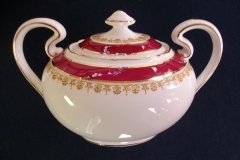 AYNSLEY WARWICK #3778-  COVERED SUGAR BOWL  .....   http://jaapiesfinechinastore.com