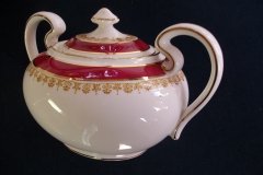 AYNSLEY WARWICK #3778-  COVERED SUGAR BOWL  .....   http://jaapiesfinechinastore.com