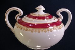 AYNSLEY WARWICK #3778-  COVERED SUGAR BOWL  .....   http://jaapiesfinechinastore.com