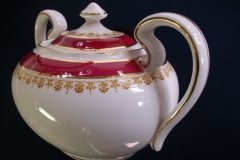 AYNSLEY WARWICK #3778-  COVERED SUGAR BOWL  .....   http://jaapiesfinechinastore.com