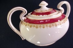AYNSLEY WARWICK #3778-  COVERED SUGAR BOWL  .....   http://jaapiesfinechinastore.com