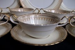 AYNSLEY WINCHESTER  #B4280- SOUP BOWL & SAUCER   .....   http://jaapiesfinechinastore.com