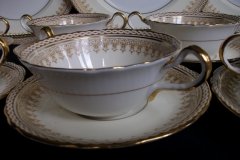 AYNSLEY WINCHESTER  #B4280- SOUP BOWL & SAUCER   .....   http://jaapiesfinechinastore.com