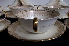 AYNSLEY WINCHESTER  #B4280- SOUP BOWL & SAUCER   .....   http://jaapiesfinechinastore.com