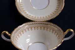 AYNSLEY WINCHESTER  #B4280- SOUP BOWL & SAUCER   .....   http://jaapiesfinechinastore.com