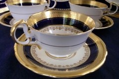 AYNSLEY CHINA WINDSOR COBALT-  CUP & SAUCER   .....   http://jaapiesfinechinastore.com